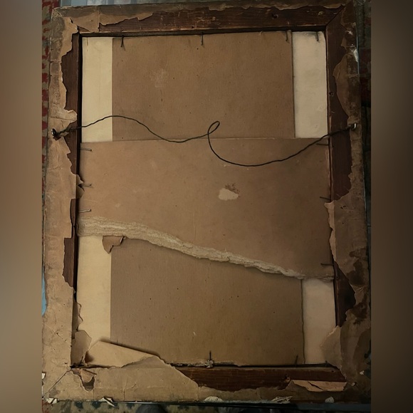 Vintage Framed Homemade Sampler: Home is not just Four square walls… - Picture 2 of 2